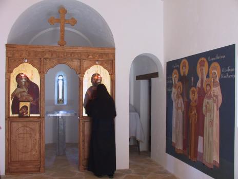 The interior of the new church